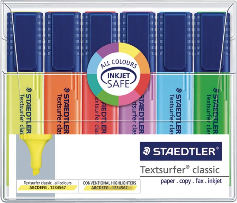 Textsurfer Highlter Wlt=6col.- Pack Of 02